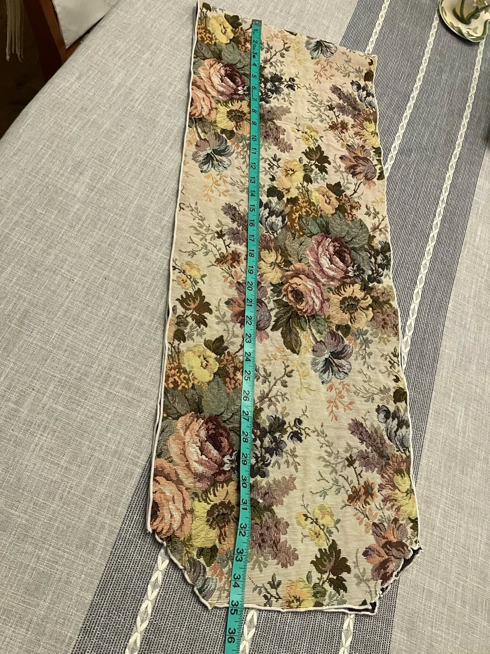 Floral Tapestry Table Runner
